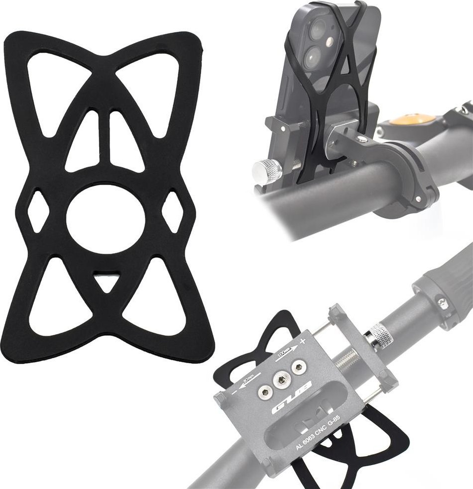 Gumowa opaska uchwytu na telefon GUB G-85