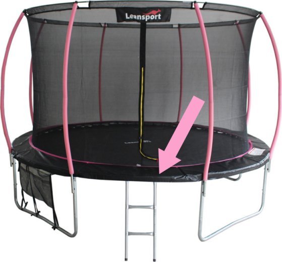 Lean Sport Osłona na sprężyny do Trampoliny Sport Max 16ft Czarno-Różowa