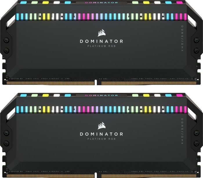 Pamięć Corsair Dominator Platinum RGB, DDR5, 64 GB, 6600MHz, CL32 (CMT64GX5M2B6600C32)