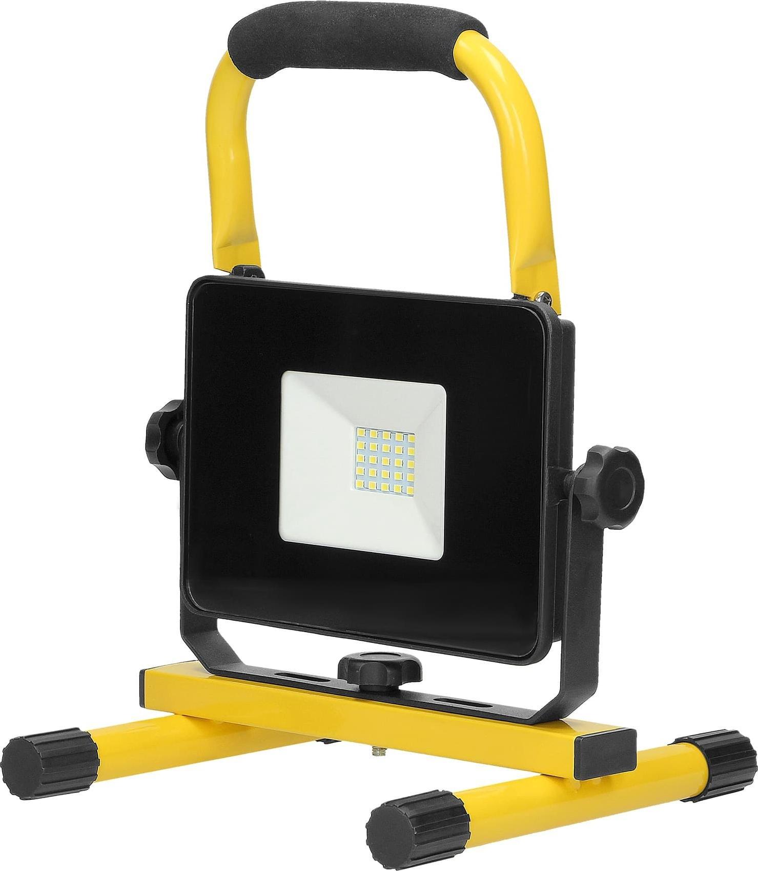 Orno BATRI LED 20W, Naświetlacz roboczy, przenośny z akumulatorem, 1600lm, IP65, 6500K, 4400mAh