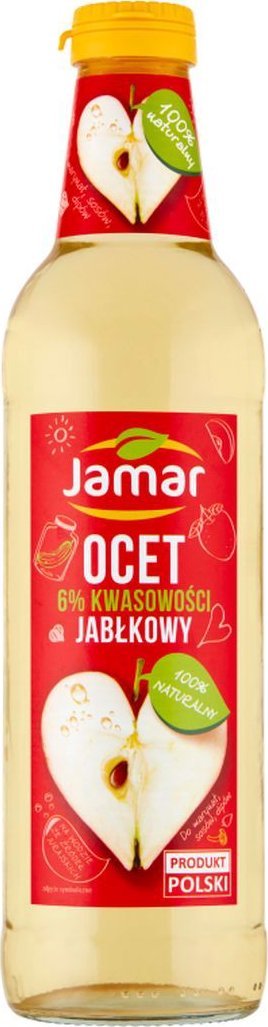 Jamar Jamar Ocet jabłkowy 6% kwasowości 500 ml