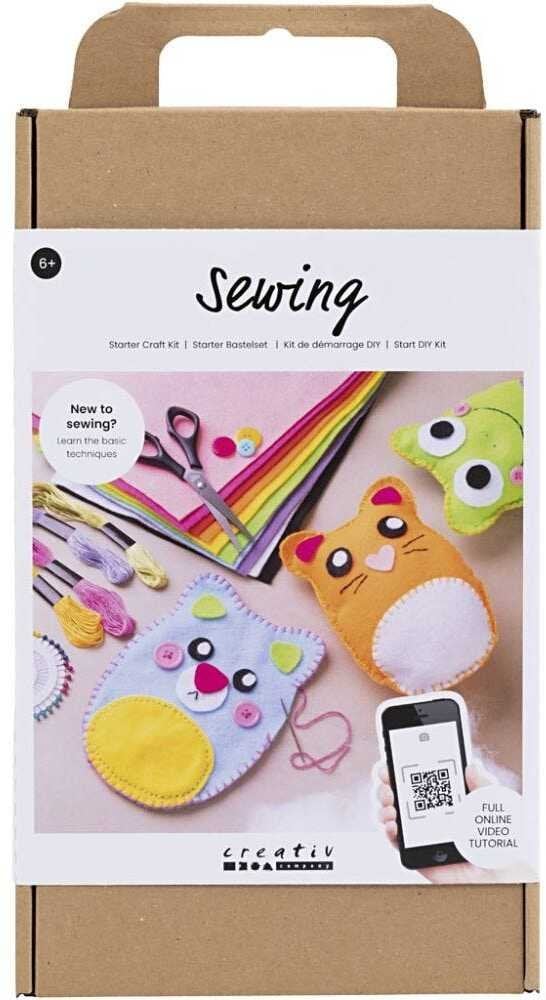 Djeco Diy Kit Zrób to sam rinkinys – szycie – misie (977540)