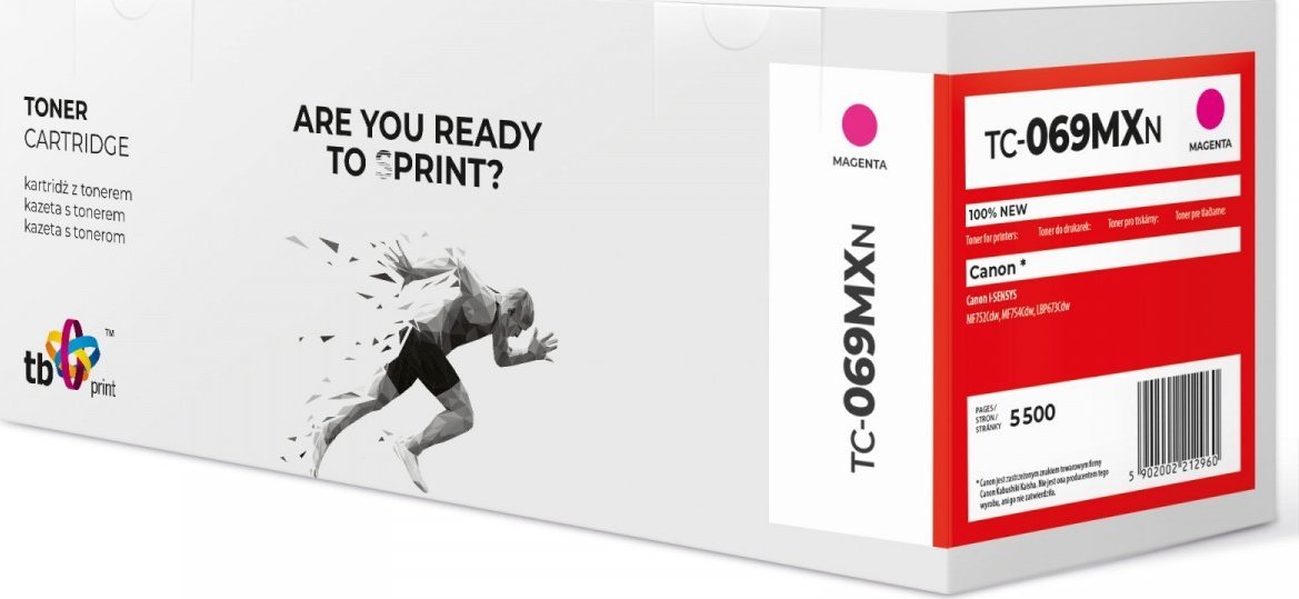 Toner TB Print Magenta Zamiennik CRG-069H (TC-069MXN)
