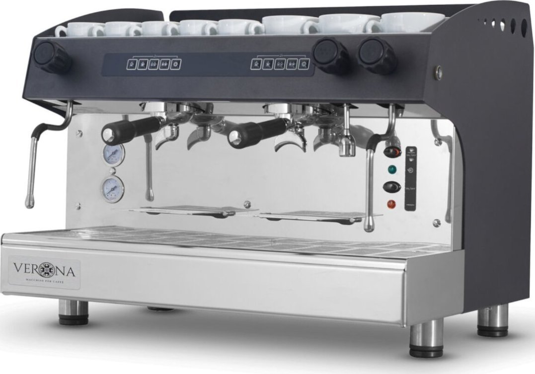 Hendi Ekspres do kawy kolbowy automatyczny 2-grupowy JULIA 3700 W