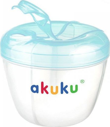Akuku Pojemnik na mleko w proszku niebieski