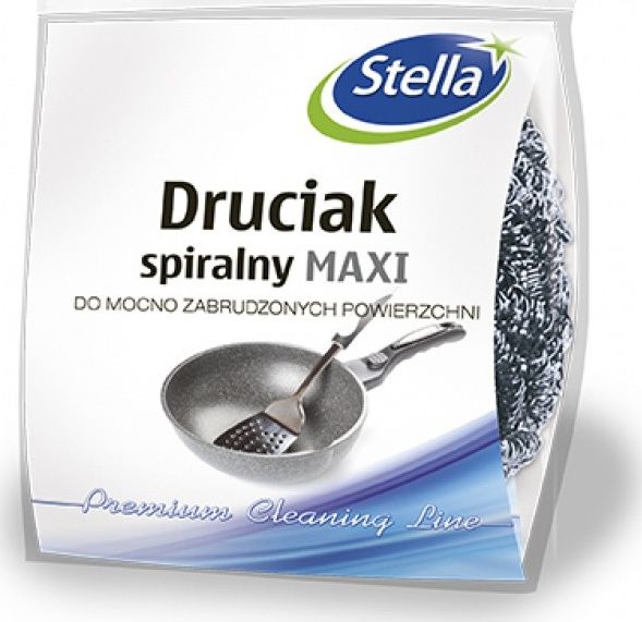 Stella Druciak spiralny STELLA, maxi, 1 szt., srebrny