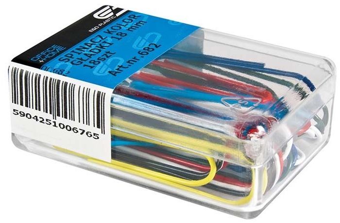 Victory Office Product SPINACZE BIUROWE 50MM 6W PUDEŁKU PLASTIKOWYM 18 szt (676)