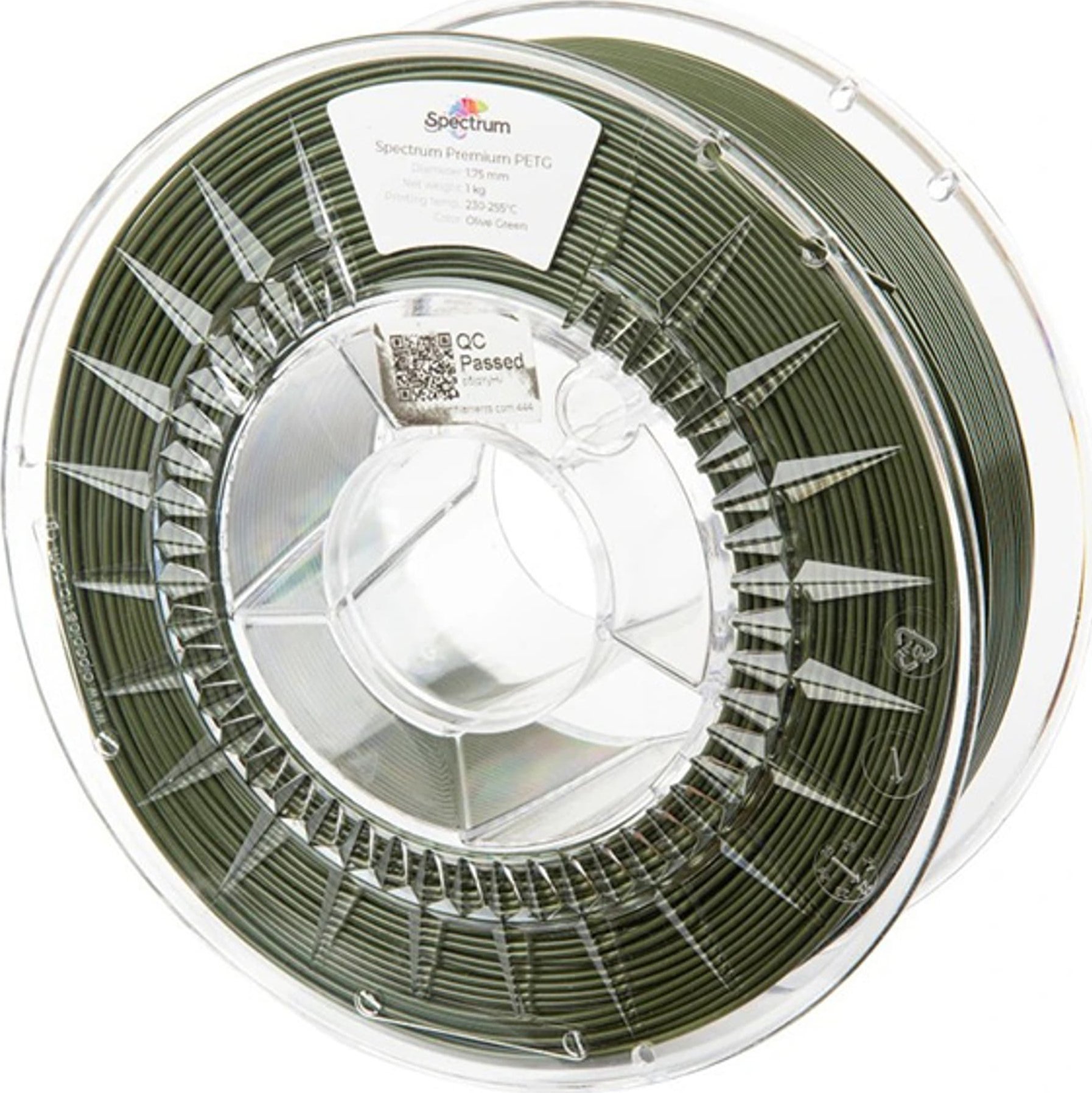 Spectrum Spectrum 3D filament, Premium PET-G, 1,75mm, 1000g, 80603, olive green