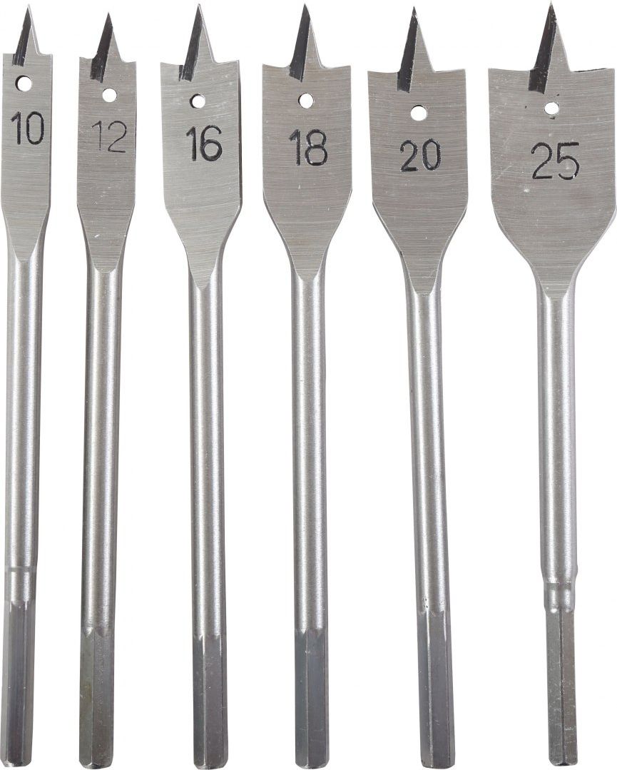 Wiertło Pro-Line WIERTŁA ŁOPATKOWE DO DREWNA KPL. 6 SZT. (10-25MM) PROLINE 26646 PROLINE