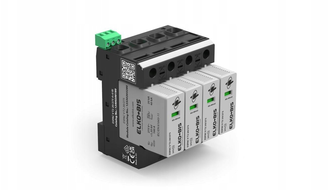 Ogranicznik przepięć ESPAC V T2 20/275 4+0 RI 12400200180