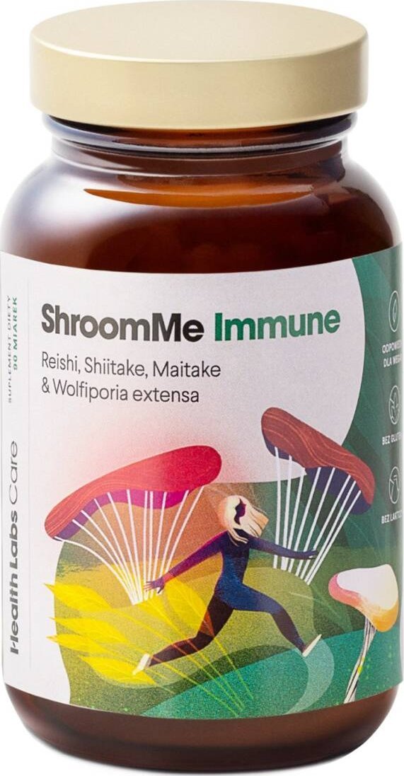 HEALTHLABS_ShroomeMe Immune wspierający prawidłowe funkcjonowanie układu odpornościowego suplement diety 90 porcji