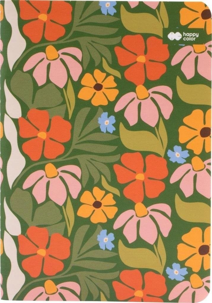 Happy Color Notes szyty A6/32K linia Bloom boho HAPPY COLOR
