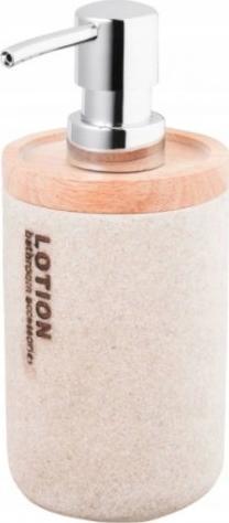 Dozownik do mydła Bisk Dozownik łazienkowy do mydła w płynie Dakar beżowy