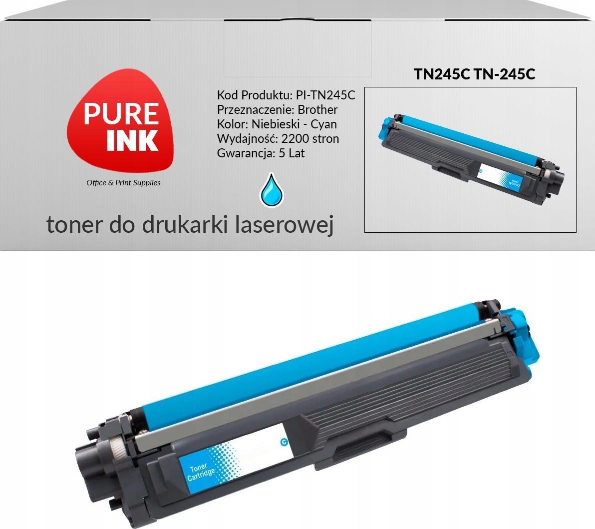 Toner Pureink Cyan Zamiennik TN-245
