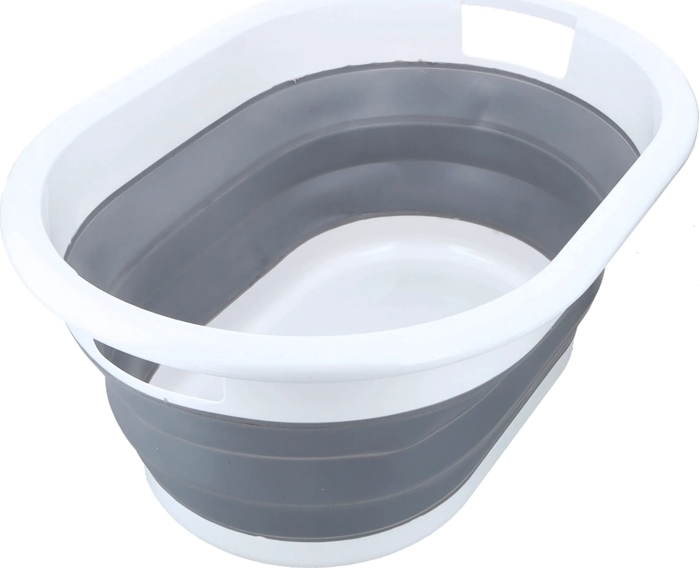 Miska na PRANIE SKŁADANA silikonowa kosz 30l z UCHWYTAMI duża WANIENKA