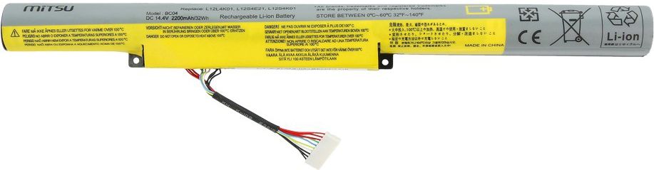 Bateria Mitsu do Lenovo IdeaPad Z510, 2200 mAh, 14.4 V (BC/LE-Z510)