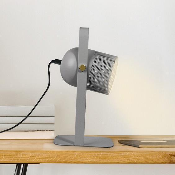 Lampa stołowa Rabalux Nowoczesna lampa stołowa Ronnie metalowa z regulacją gabinet szara