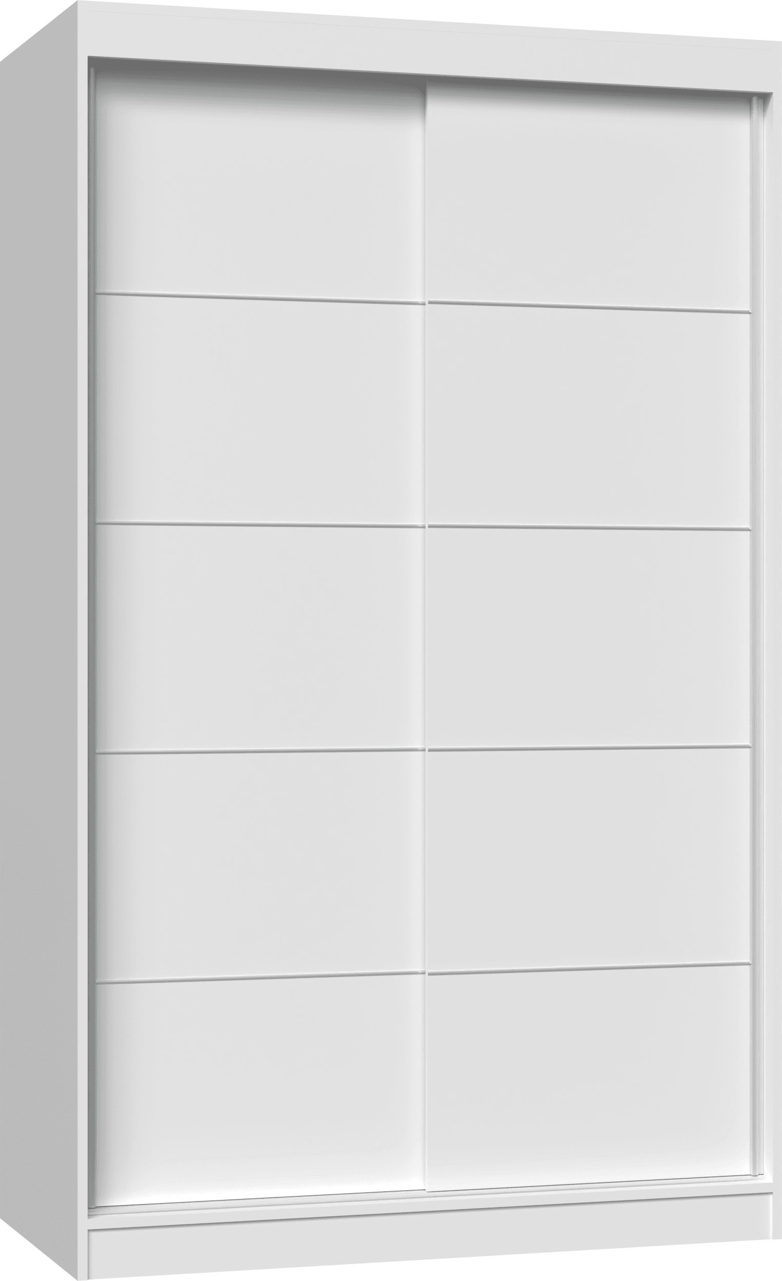 Topeshop Szafa przesuwna IGA 120 cm biała