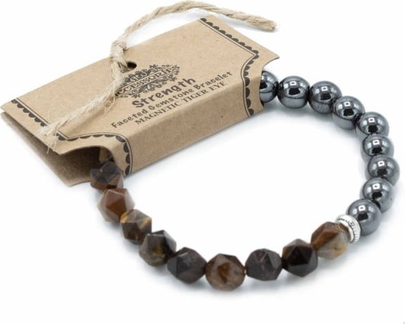 Lovrin Bransoletka z fasetowanych kamieni - Siła