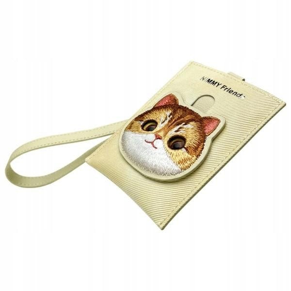 NIMMY portfel na karty BIG EYED PET 2.0 Cat khaki