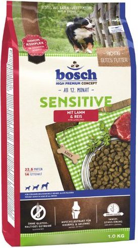 Bosch Tiernahrung Sensitive Jagnięcina & Ryż - 1 kg