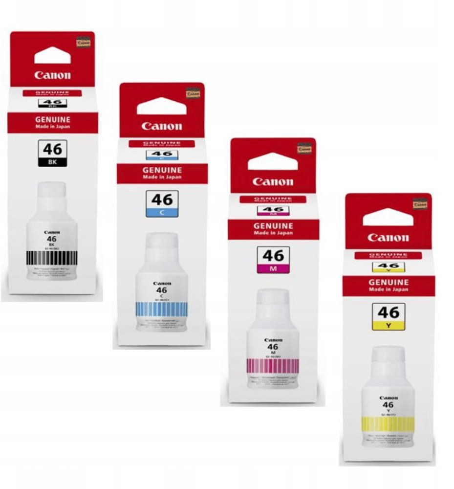 Tusz Canon GI-46 CMYK Oryginał komplet 4x
