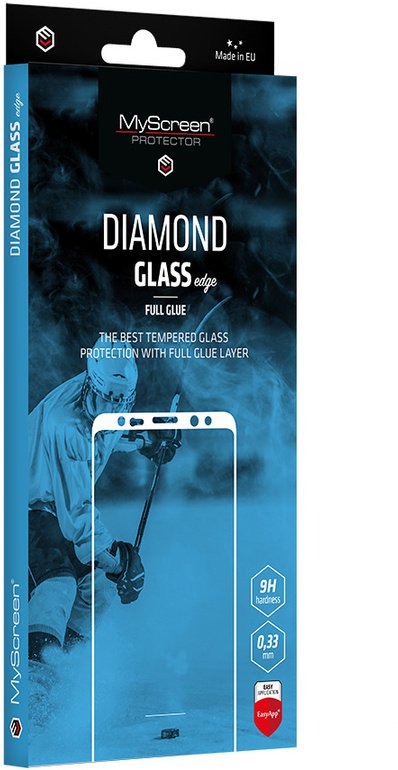 MyScreen Protector Szkło hartowane Diamond Glass Edge FG do Apple iPhone 17 Pro Max czarny