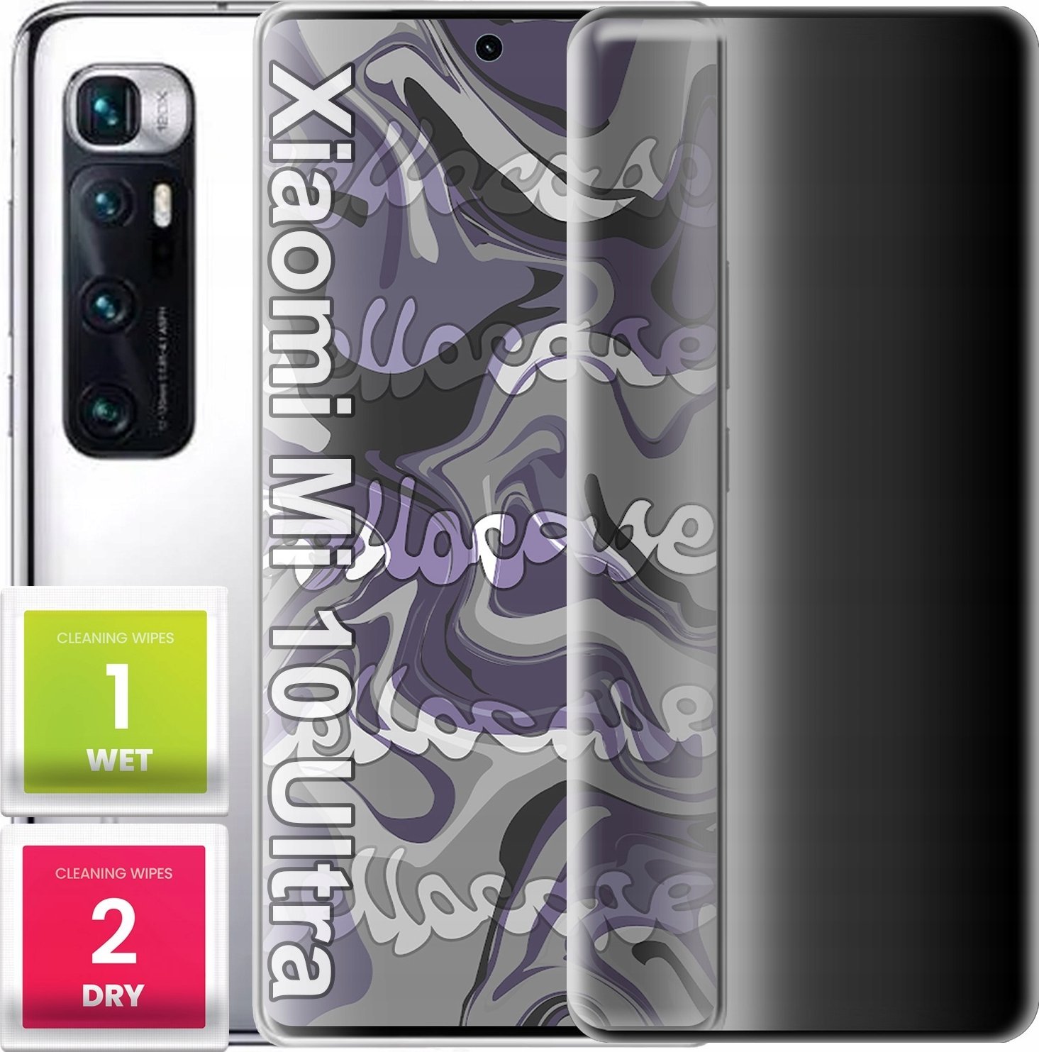 Szkło Hartowane Do Xiaomi Mi 10 Ultra (Curved, Antyszpiegowskie, Ochronne)