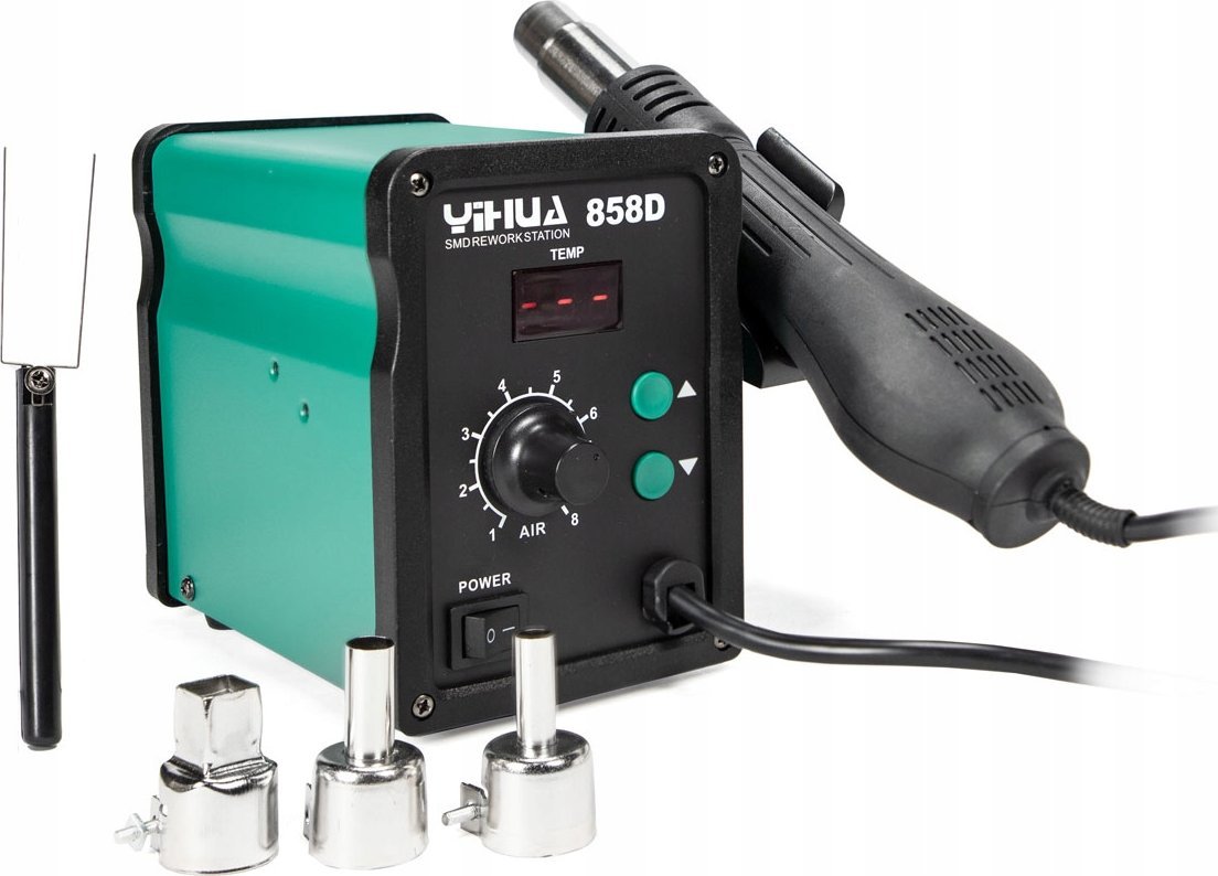 Techrebal Karšto oro litavimo stotelė Yihua 858D 700W