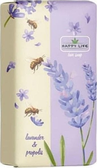 Slobozanskij Milovar Happy Life mydło toaletowe Lawenda i propolis, 180 g