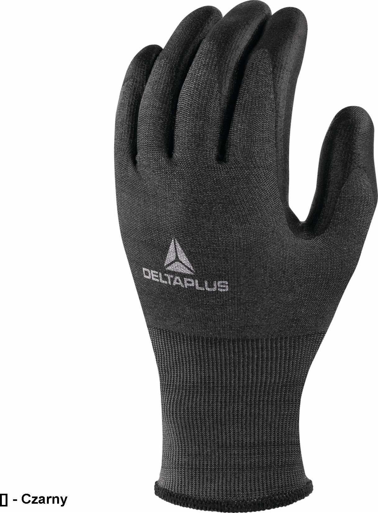 Delta Plus VENICUTB05 - rękawica antystatyczna dziana deltanocut, włókno węglowe, strona chwytna PU, ścieg 7