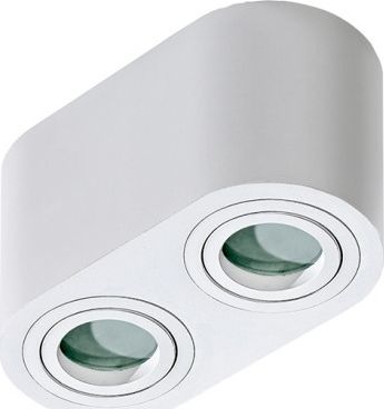 Lampa sufitowa Azzardo Oprawa natynkowa półokrągła biała AZzardo BRANT 2 IP44 AZ2816