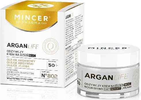 Mincer Pharma ArganLife 50+ Krem odżywczy na dzień i noc 50ml