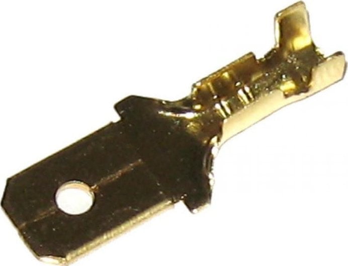 Libox Konektor 6,3mm złoty męski duży(100szt) LIBOX LB0043 - LB0043