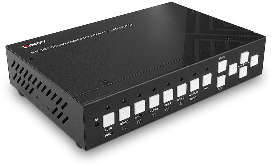 KVM Lindy 5-Port Seamless Multiview Switch
