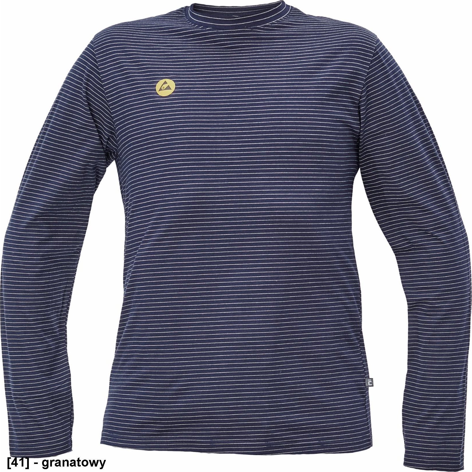 CERVA NOYO ESD LS - t-shirt z długim rękawem - granatowy S