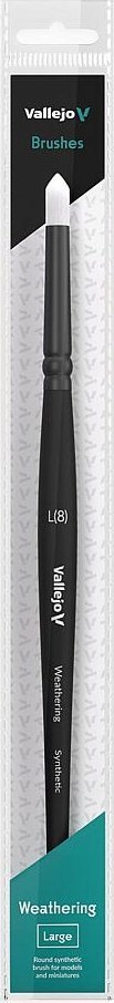 Vallejo Vallejo: B08003 - Weathering - Round Brush - Synthetic L