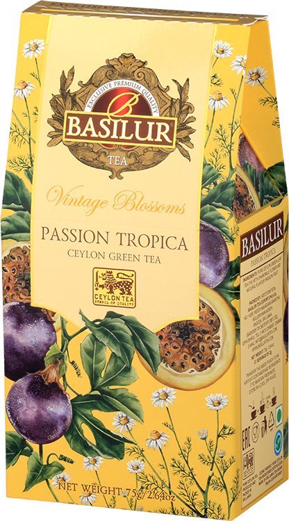 Basilur Basilur PASSION TROPICA zielona herbata MARAKUJA