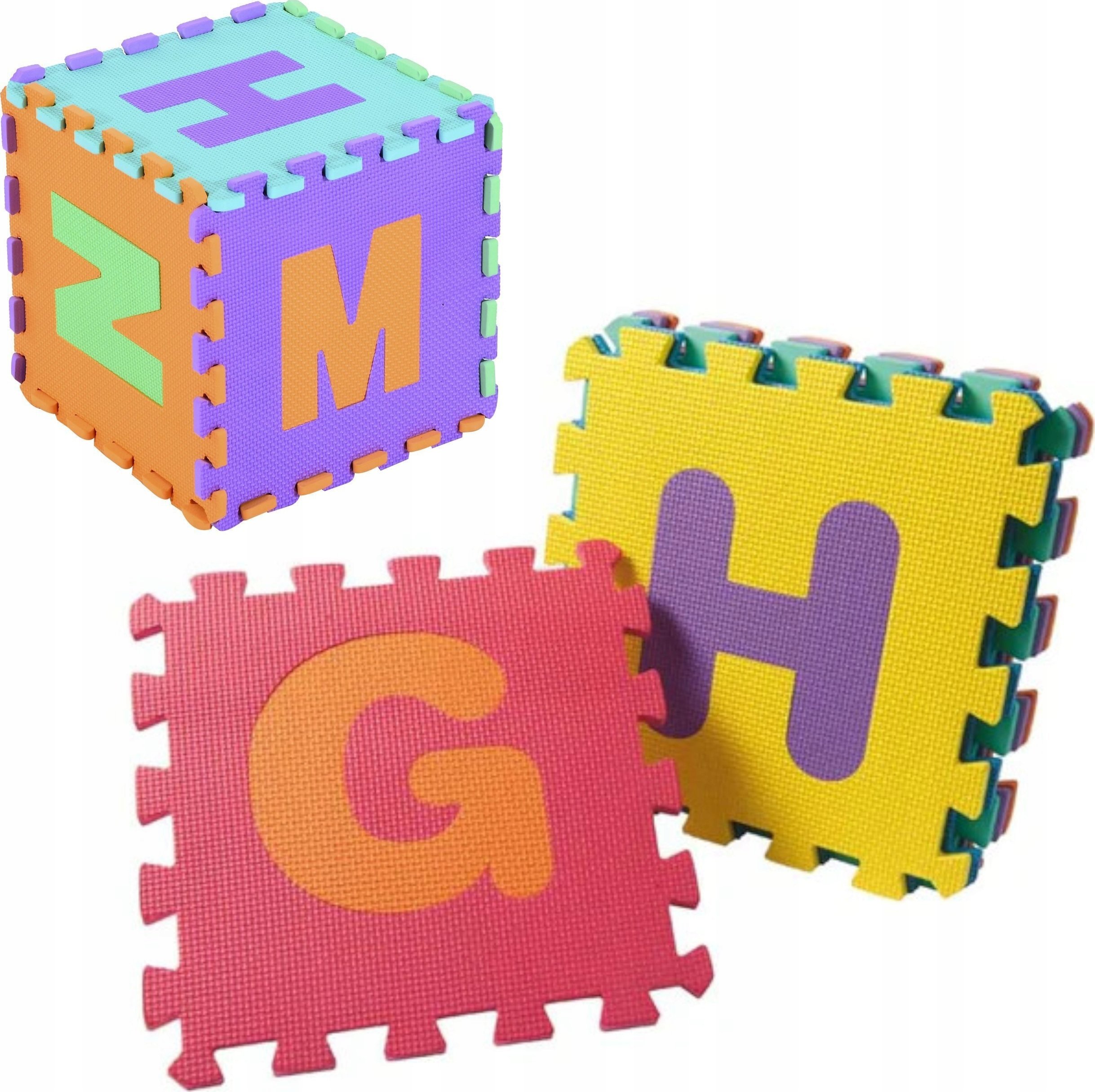 PUZZLE PIANKOWE MATA EVA 10 SZT LITERY CB-101