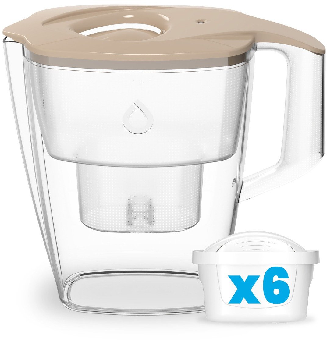 Dzbanek filtrujący Dafi Dzbanek Filtrujący MILA Cappuccino 3l Manualny 6 Wkładów Unimax