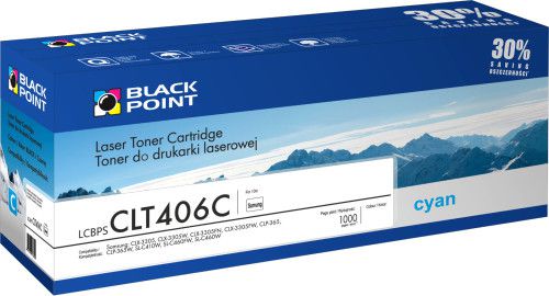 Toner Black Point LCBPSCLT406C Cyan Zamiennik CLT-C406S (LCBPSCLT406C)