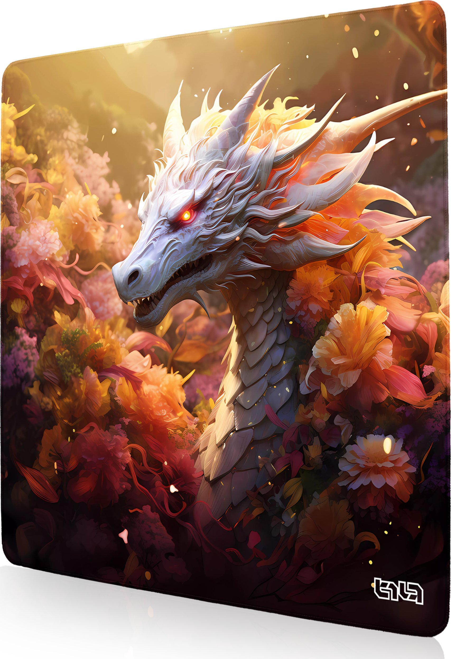 Podkładka Tilt PODKŁADKA POD MYSZKĘ XXL Kolorowy Smok 50x50 TILT Wytrzymała Prezent Duża