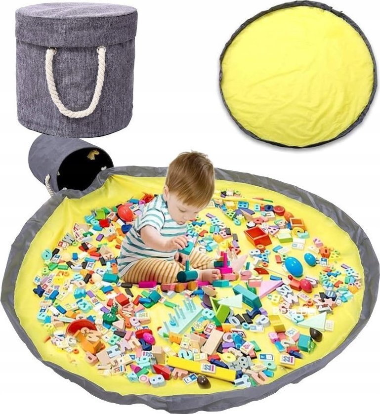 Pojemnik Organizer Pudełko Na Zabawki Matą Zabawy