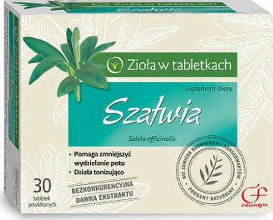 Colfarm COLFARM_Zioła w Tabletkach Szałwia suplement diety 30 tabletek