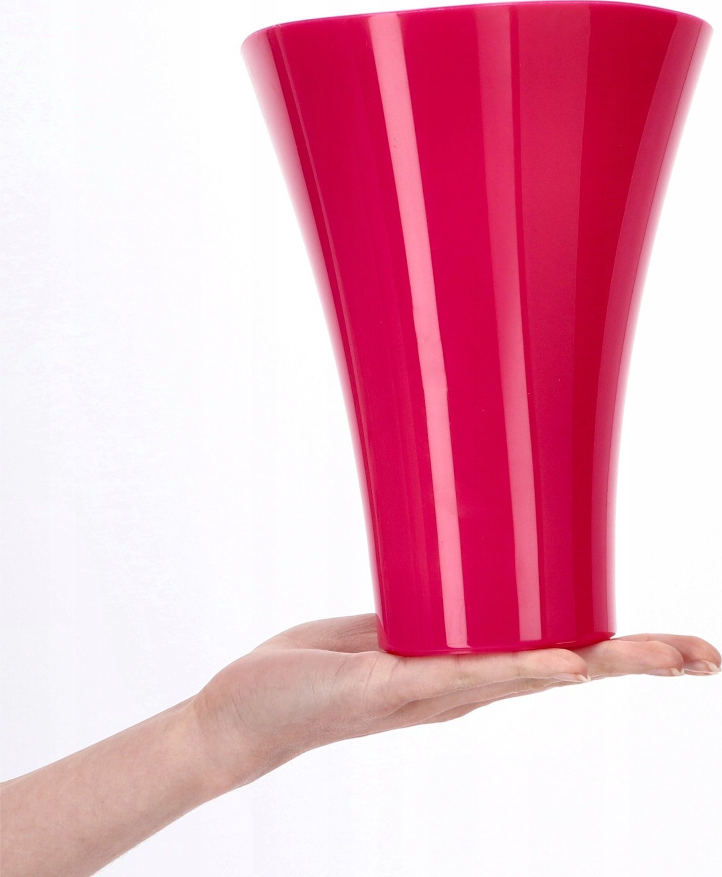 Kadax Doniczka Osłonka Na Kwiaty Wewnątrz Fuksja 17 cm