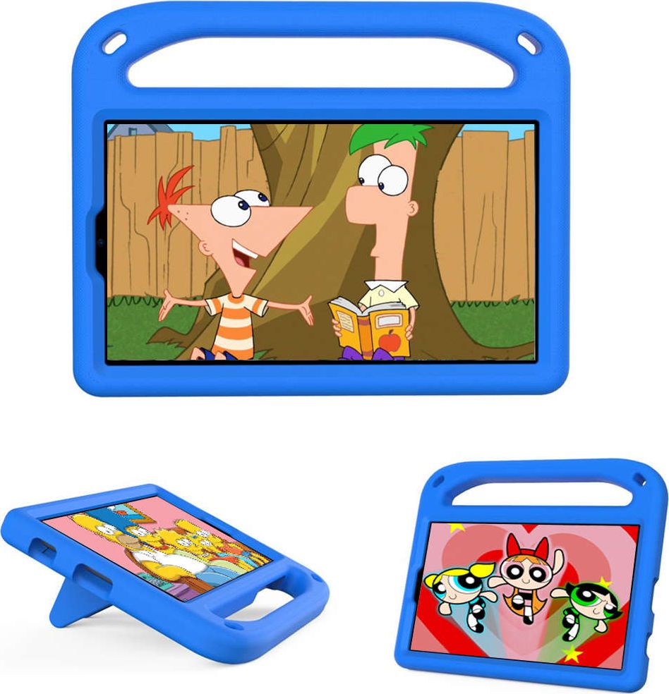 Stojak Alogy Etui stojak Alogy Stand Case dla dzieci do Samsung Galaxy Tab A7 Lite 8.7 T220/ T225 Niebieskie