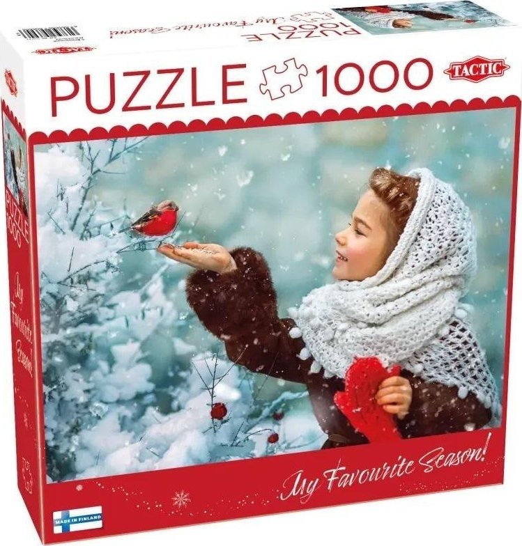 Tactic Puzzle 1000 Girl with Red Mittens