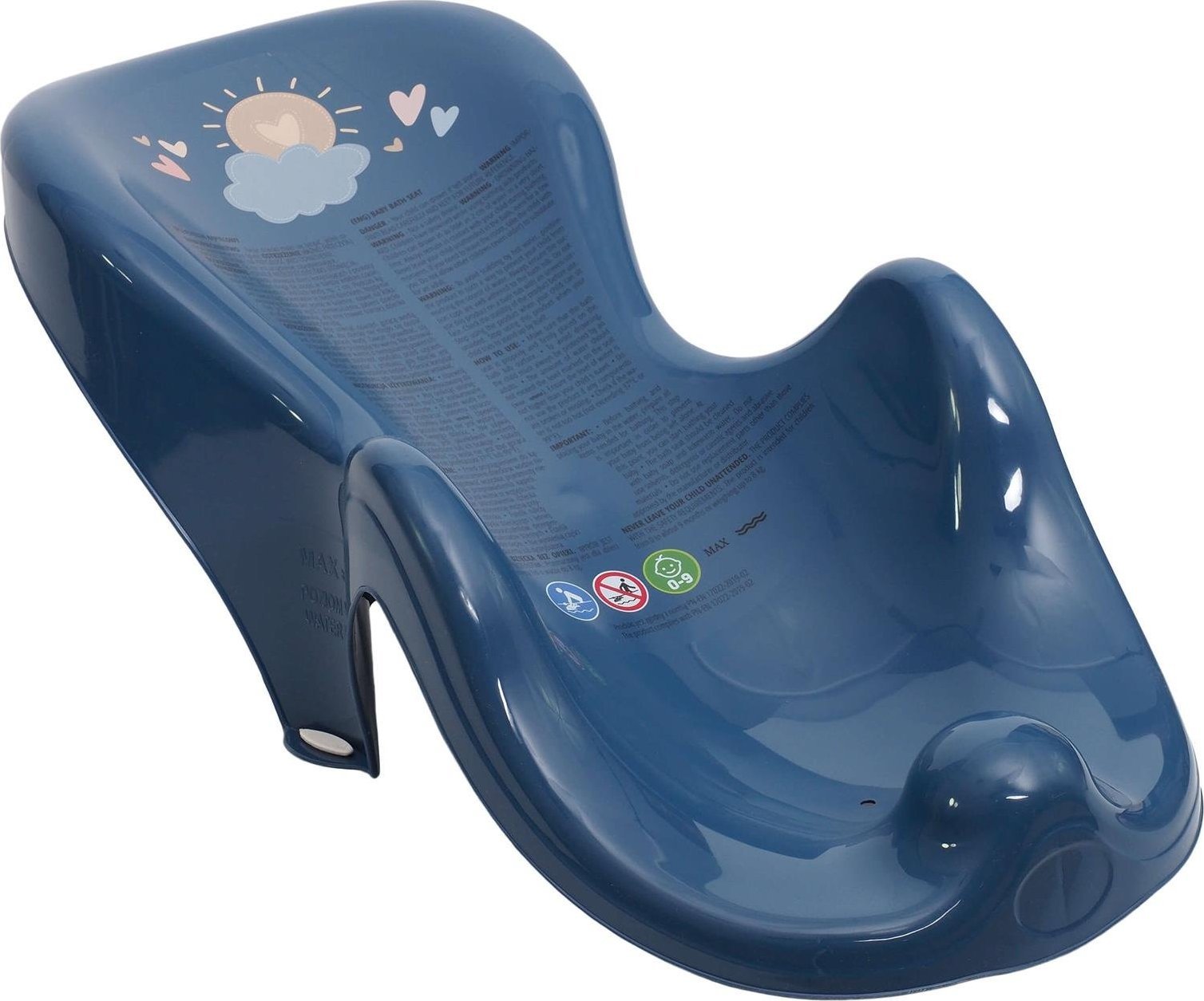 Tega Baby Fotelik do kąpieli antypoślizgowy Meteo granatowy ME-003-164 Tega Baby