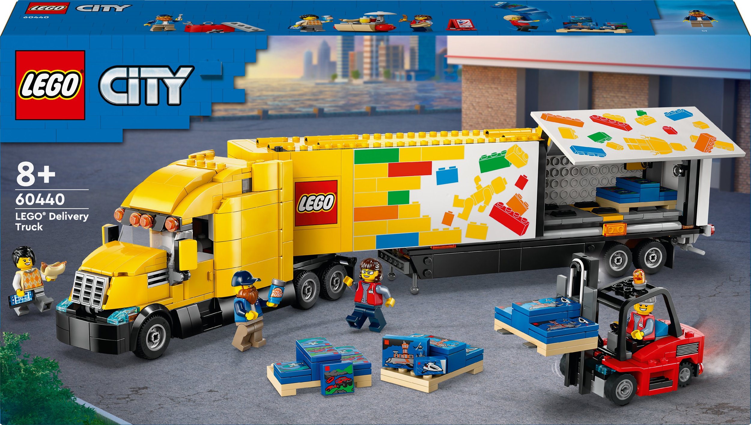 LEGO City Żółta ciężarówka dostawcza (60440)