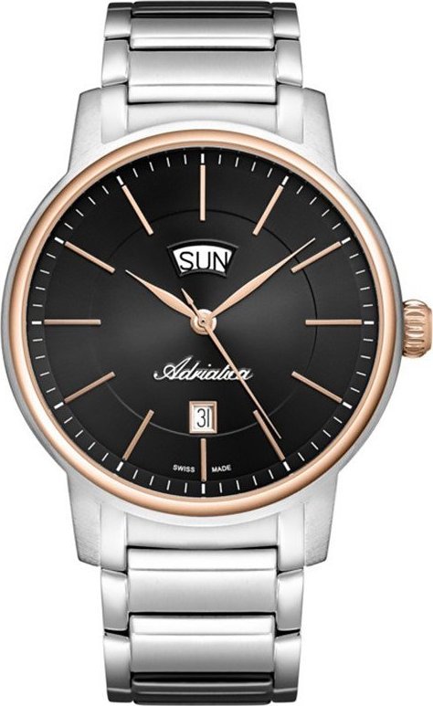 Zegarek Adriatica Zegarek męski Adriatica A1144.R114Q srebrny